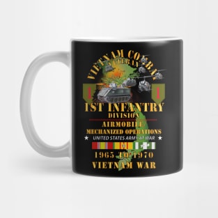 1st Infantry Div - Airmobile - Mech Operations w VN SVC X 300 Mug